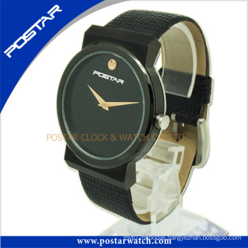 Normally Round-Shaped Watch with IP Black Plating Psd-2781
